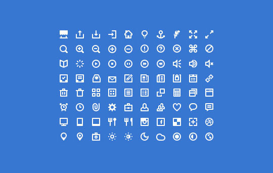 40 High Quality And Free Minimalistic Icon Sets 10