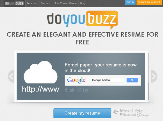 11 Free Online Tools To Create Professional Resume 3