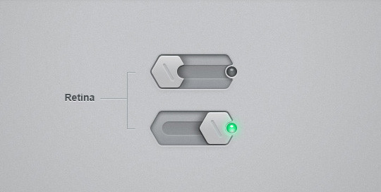 20 Free Toggle Switches UI Elements (PSD) 9