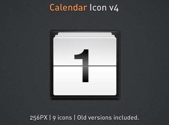 45 Stunning Calendar Icon Sets For Free Download 12