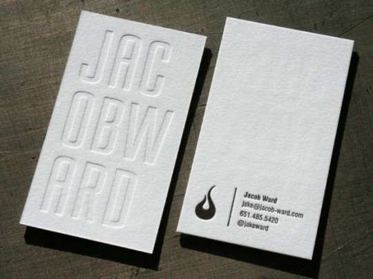44 More Clean And White Business Cards For Your Inspiration 12