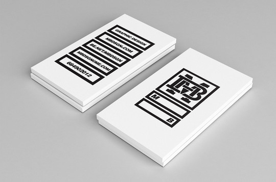 44 More Clean And White Business Cards For Your Inspiration 40