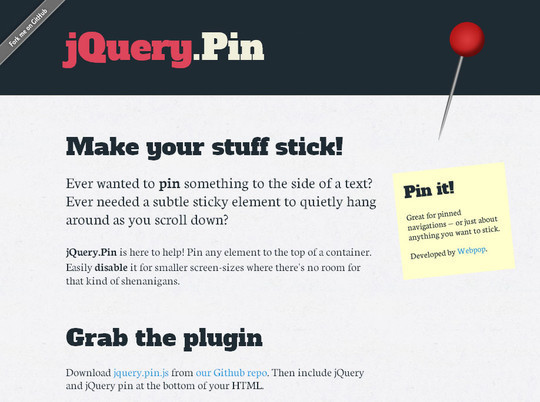40 Fresh jQuery Plugins To Make Your Website User Friendly 24