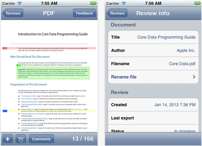 11 Free Tools To Annotate PDF Documents For iPhone And iPad 3