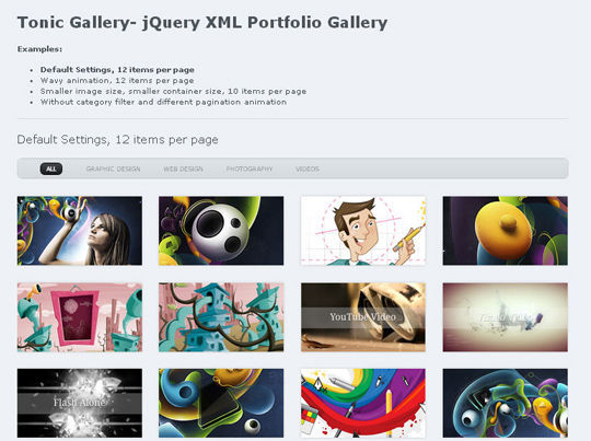 Collection Of jQuery Plugins For Filtering And Sorting Items 33