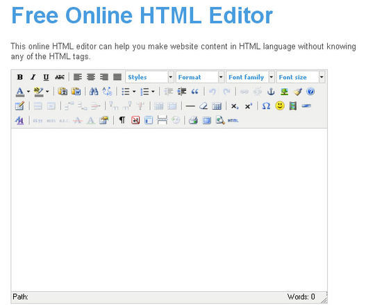 40 Excellent Online Real-Time HTML Editors 10