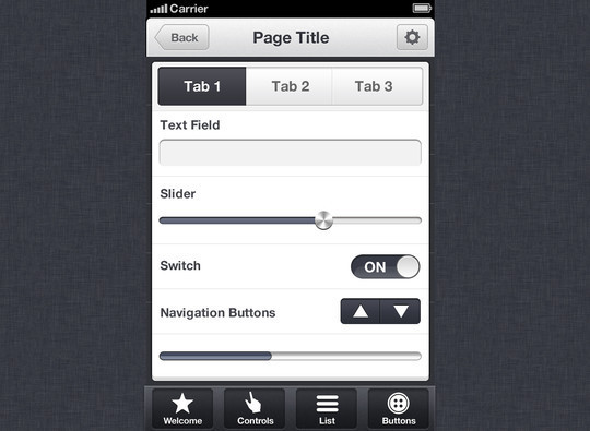 14 Free PSD Resources For Designing iPhone Apps 1