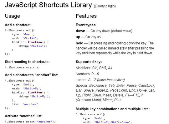 10 JavaScript Libraries To Handle Keyboard Events 10