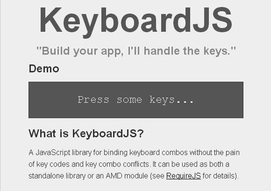 10 JavaScript Libraries To Handle Keyboard Events 5