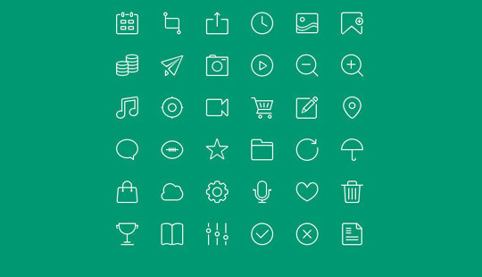Collection Of Free High-Quality Line Icon Sets 12