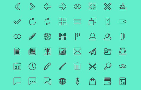 Collection Of Free High-Quality Line Icon Sets 9