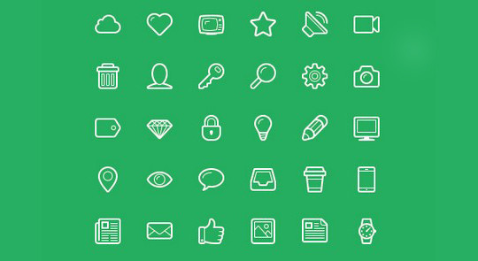 Collection Of Free High-Quality Line Icon Sets 20