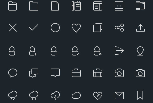 Collection Of Free High-Quality Line Icon Sets 5