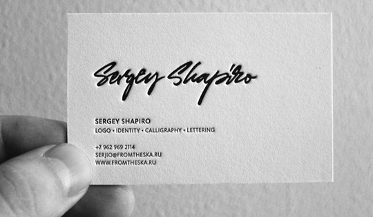 Modern and Graceful Business Card Examples 9