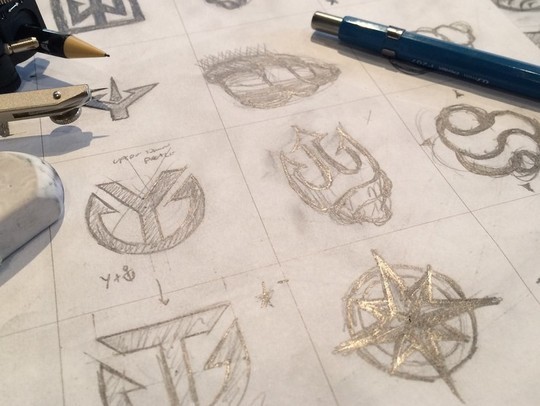 Creative Examples Of Logo Brand Identity Sketching 9