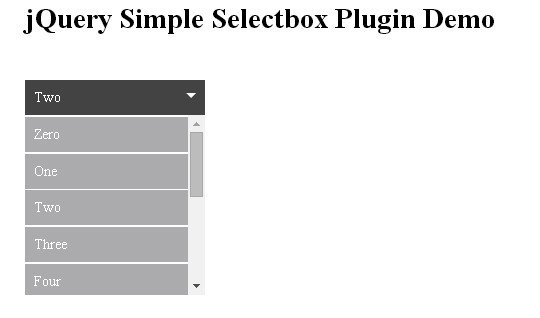 15 jQuery Dropdown/Select Box Plugins & Tutorials 13