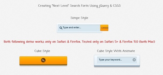 Free Collection Of HTML5, CSS3 & jQuery Search Forms 7