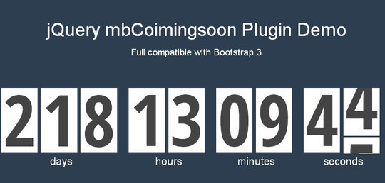 15 Awesome jQuery Countdown Timers 14