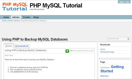 10 Tutorials To Take MySQL Database Backup 4