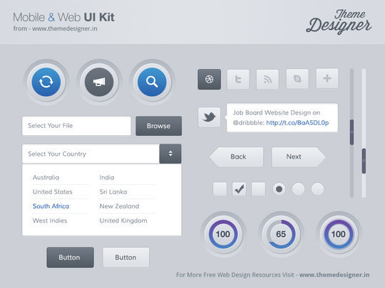38 Free Web, Mobile UI Kits And Wireframe Templates 16