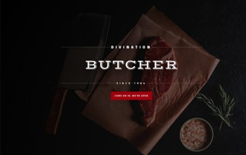 Butcher Landing Page free divi layout pack