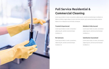 Cleaning Company free divi layout pack