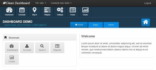 8 Free Bootstrap Admin Templates 8