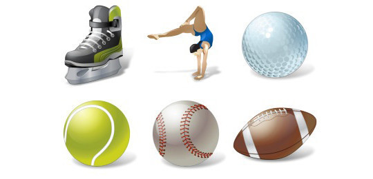 38 Superb Yet Free Sports & Games Icon Sets 30