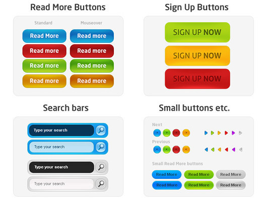 40 Free Web Design Buttons For Web Designers 36