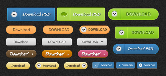 40 Free Web Design Buttons For Web Designers 3