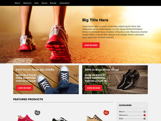 13 Free Ecommerce Templates In Photoshop Format 4
