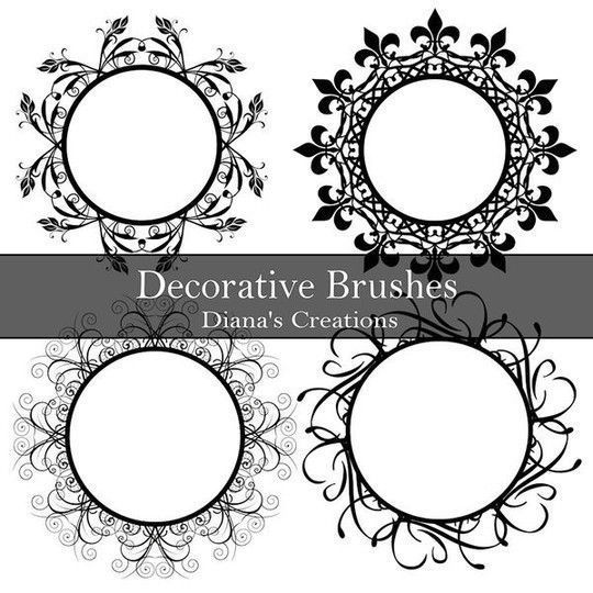 40 High Quality Decorative Corner Brushes For Free Download 9