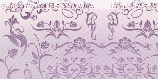 40 High Quality Decorative Corner Brushes For Free Download 11