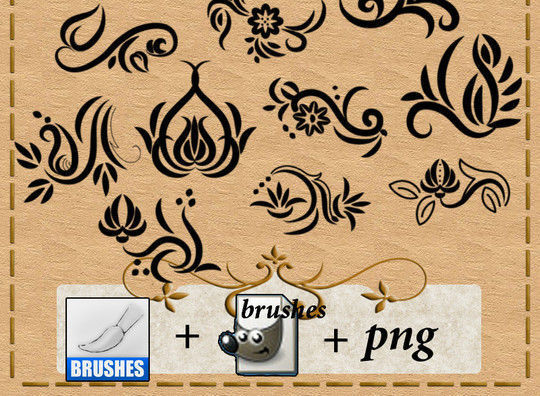 40 High Quality Decorative Corner Brushes For Free Download 14