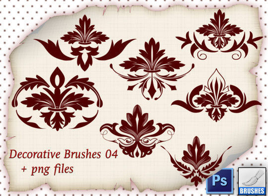 40 High Quality Decorative Corner Brushes For Free Download 18