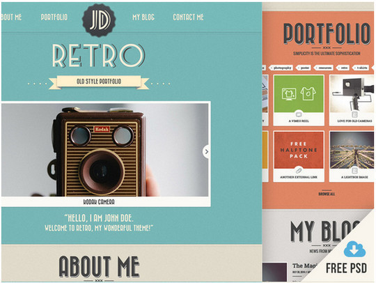 40 High Quality Yet Free Website Templates PSDs 4