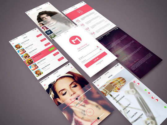 29 Free Photoshop Designs for Mobile App User Interface 24