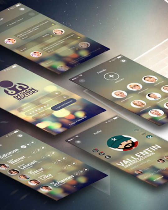 29 Free Photoshop Designs for Mobile App User Interface 5