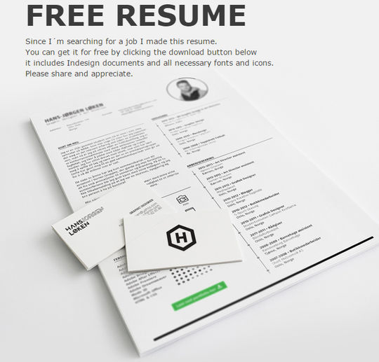 10 Creative Free Resume Templates To Download 7