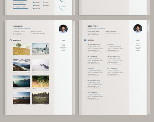 10 Creative Free Resume Templates To Download 10