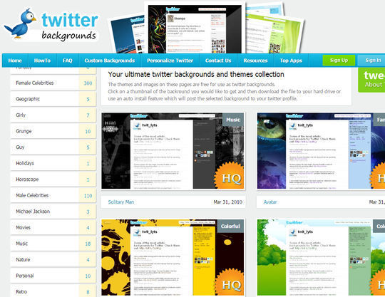 10 Free Online Tools To Spice Up Twitter Background 3