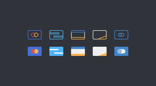 11 Free Credit Card Icon Sets For Online Shops 7