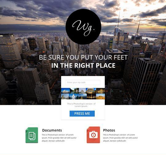 12 Free High Quality Website Template PSDs To Download 6