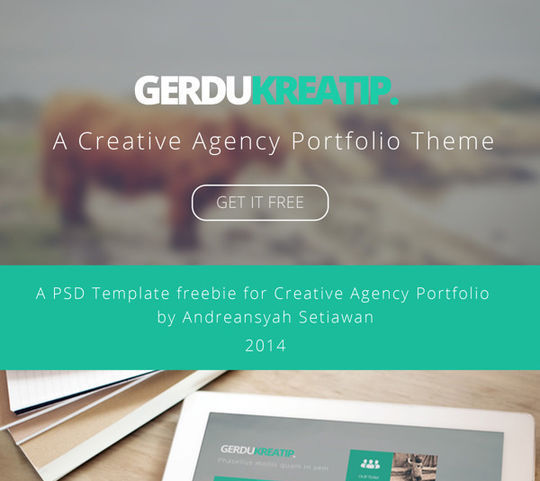 12 Free High Quality Website Template PSDs To Download 8