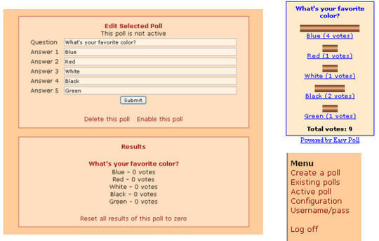 9 Free PHP Scripts For Creating Polls 3