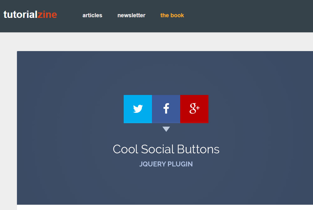 7 Free jQuery Social Sharing Plugins 8