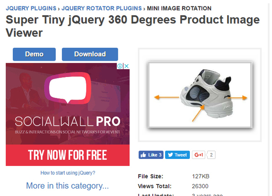8 Best jQuery 360 Degree Image Rotation Plugins 5