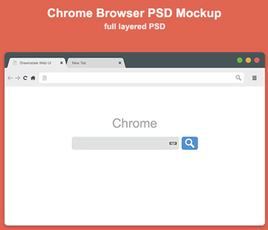 10 Free Web Browser Mockups (PSD, AI) 7