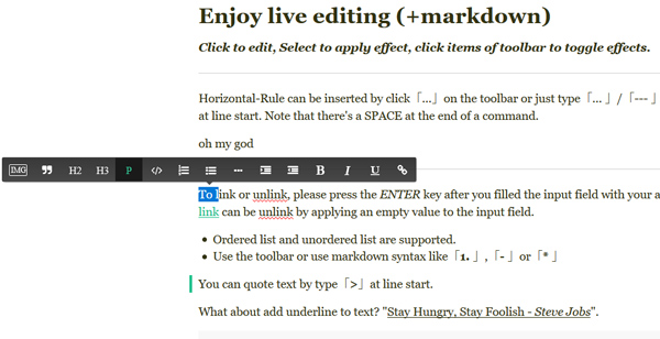 12 Diversified Yet Free To Use WYSIWYG Text Editors 3