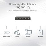 NETGEAR Gigabit Ethernet Switch 5-Port Unmanaged PoE (GS305PP) - with 4 x PoE+ @ 83W, Desktop or Wall Mount 7